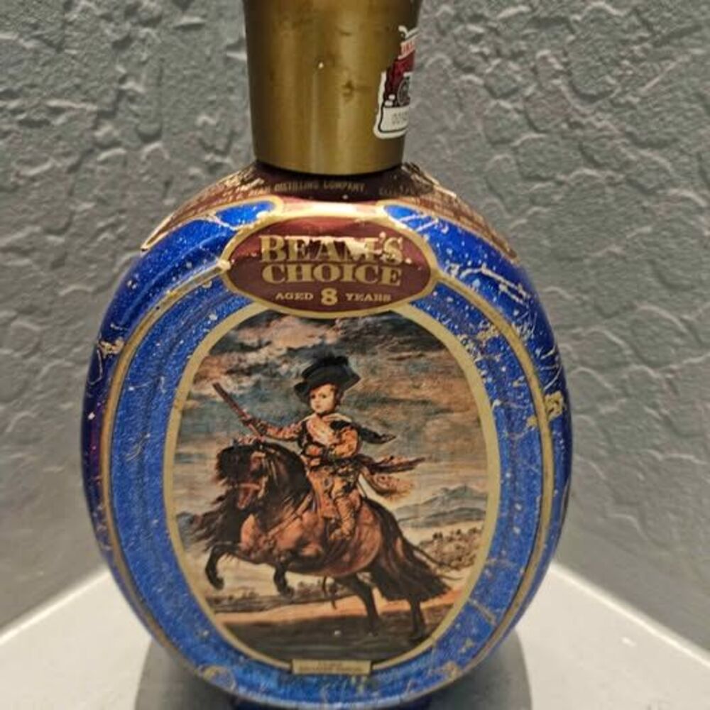 1972 Jim Beam's Choice Collectors Decanter Bottle Prince Baltasar Carlos Empty